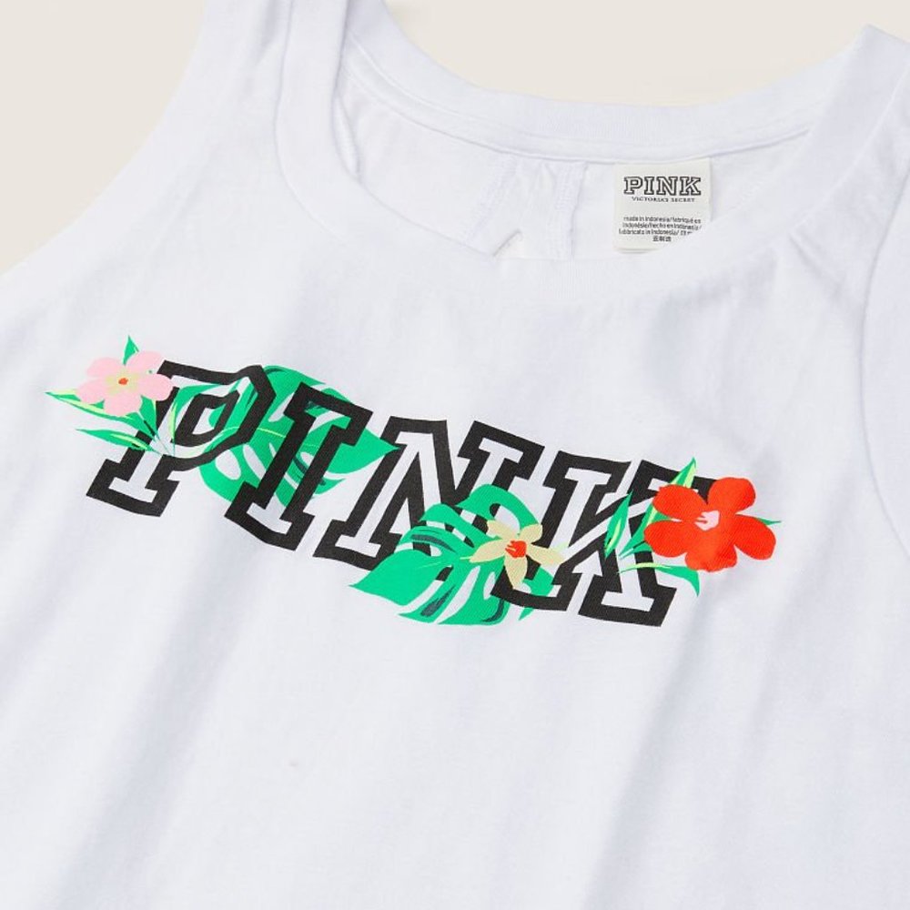 VS PINK KNIT RACERBACK PERFECT TANK TOP XL/XXL - Picture 3 of 5